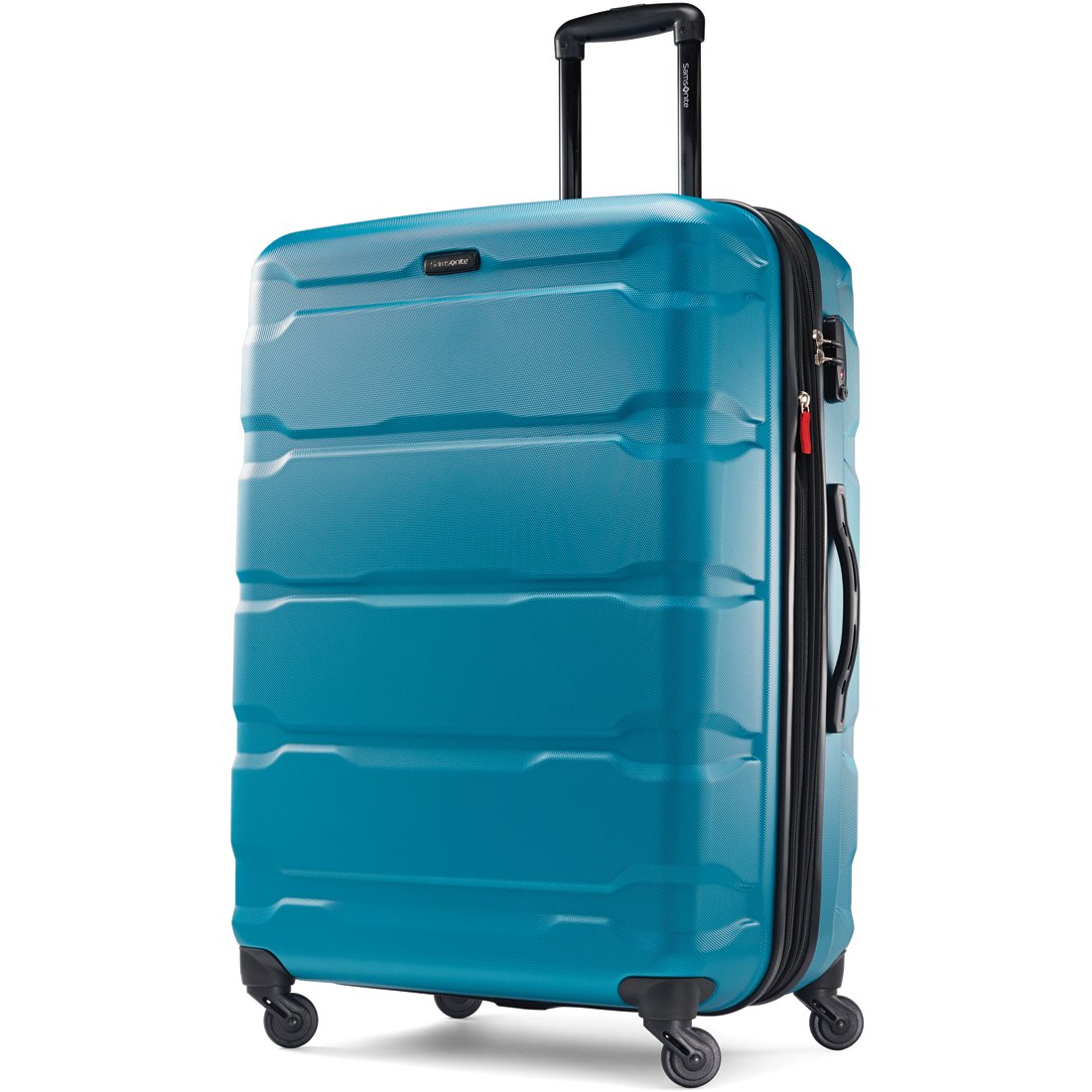 Samsonite Omni PC Hardside Expandable Luggage Set with 360° Spinner Wheels - 3-Piece (20/24/28 Inch) Carry On Suitcase in Caribbean Blue | Perfect for Business Travel, Family Vacations & International Trips