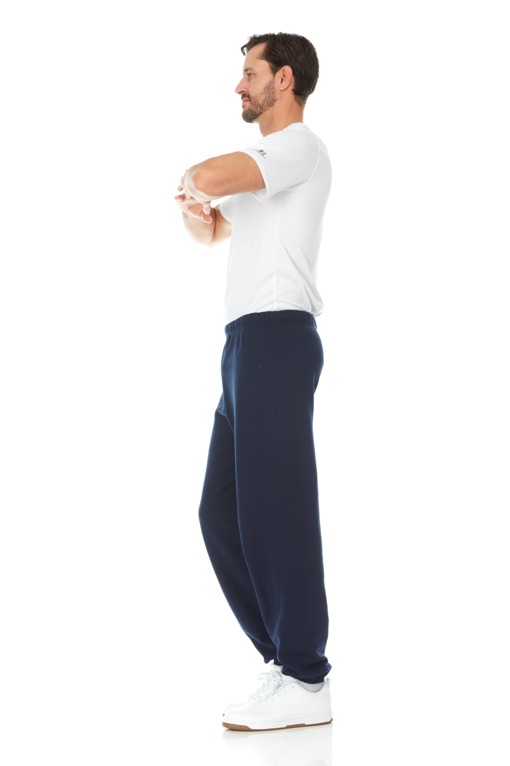 BILLIONHATS 12 Pack Men's Jogger Sweatpants - Comfortable Bulk Wholesale Joggers for Men, Homeless Shelter Donations | Perfect for Gym, Lounge & Charity Events