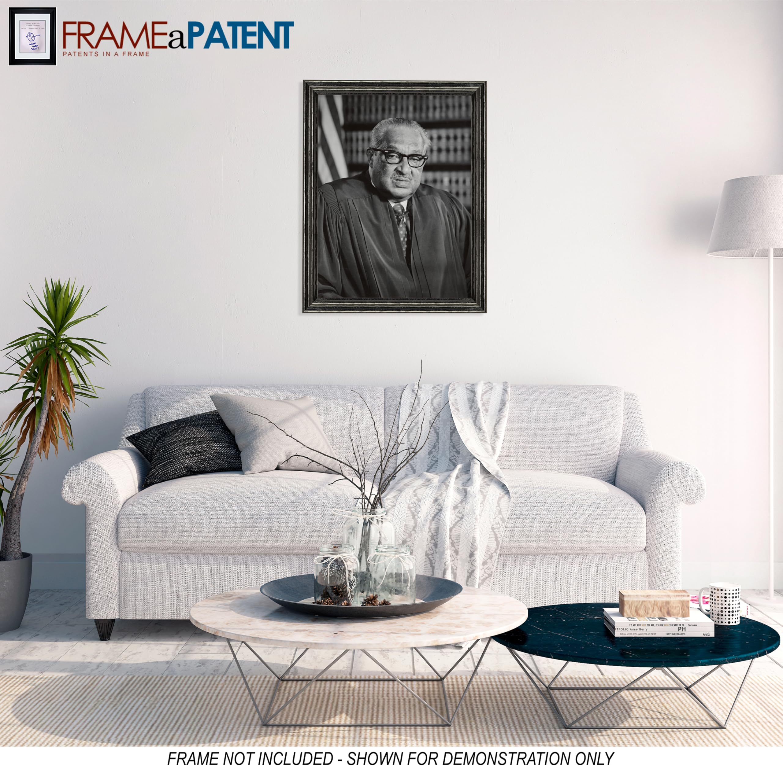 Justice Thurgood Marshall 8x10 Photo Print - 1976 Historical Artwork - High Gloss Finish - Perfect for Home Office Decor, Courtroom Displays & Civil Rights Memorabilia