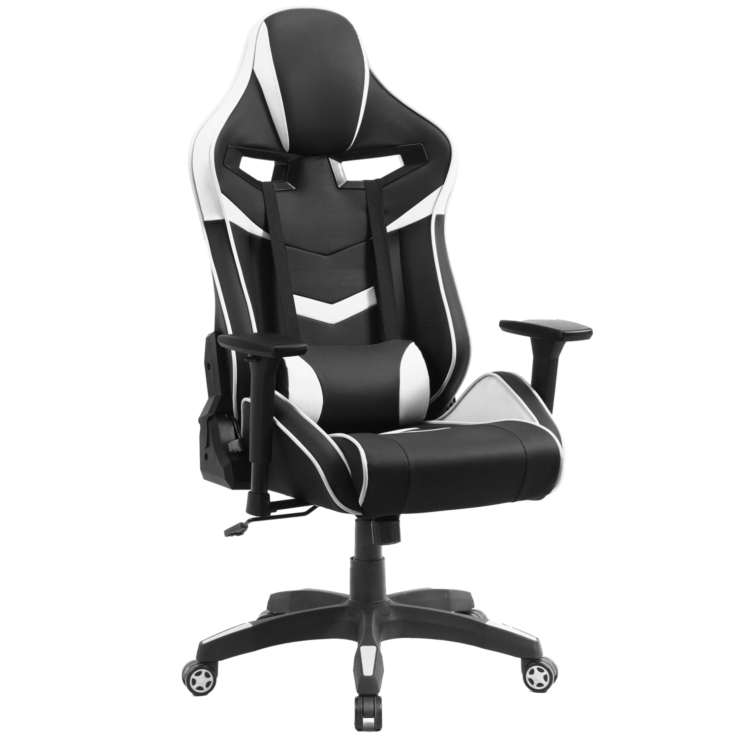 PRO X Series 0117 Ergonomic Gaming Chair - Black & White - High Back Racing Style for PC & Console Gamers - Perfect for Esports, Streaming & Office Work