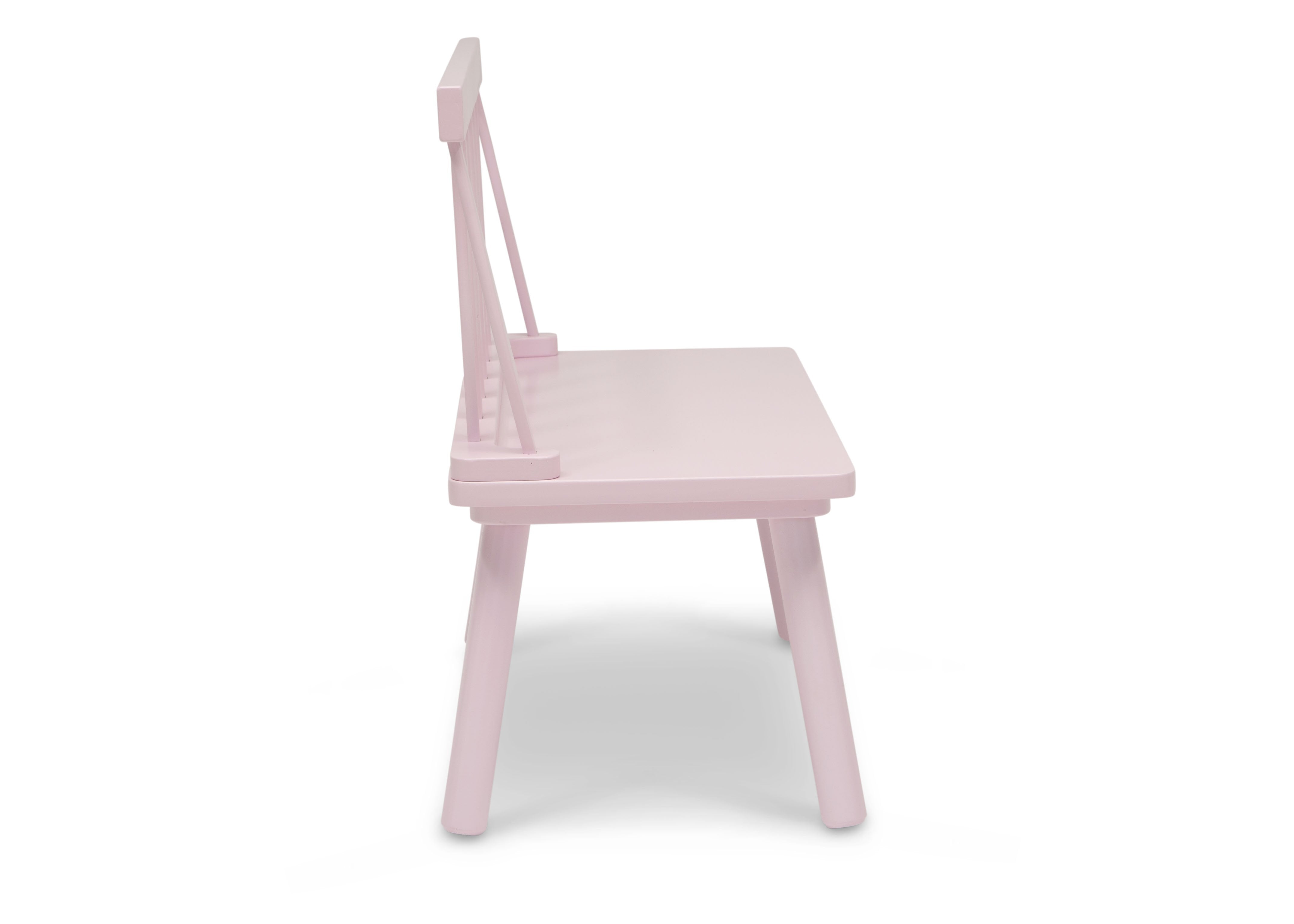Kids Wooden Windsor Bench - Solid Wood Children's Chair for Playroom, Nursery & Bedroom - Perfect for Reading, Drawing & Relaxing