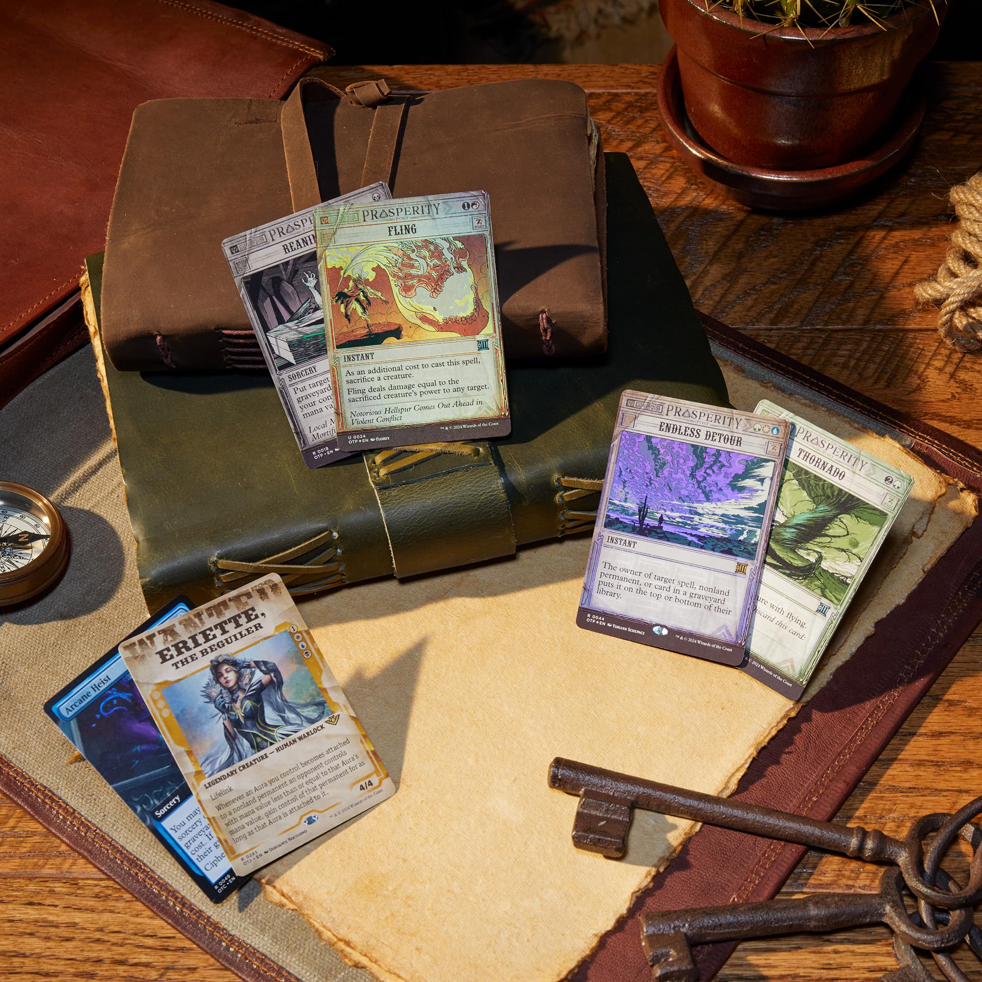 Magic: The Gathering Outlaws of Thunder Junction Collector Booster Box - 12 Packs (180 Cards) | MTG Trading Card Game | Perfect for Collectors & Competitive Play