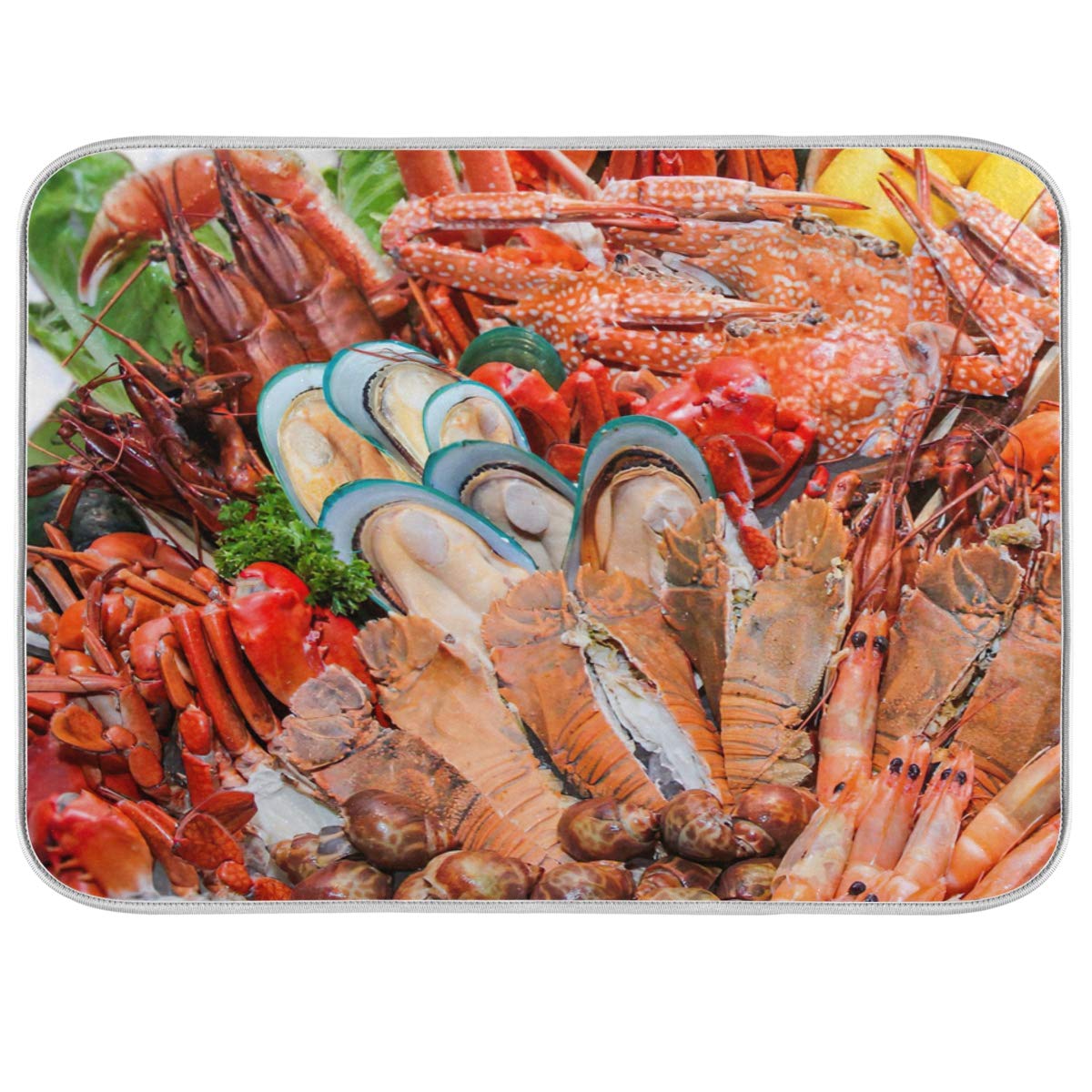 Premium Seafood Buffet Dish Drying Mat - 18