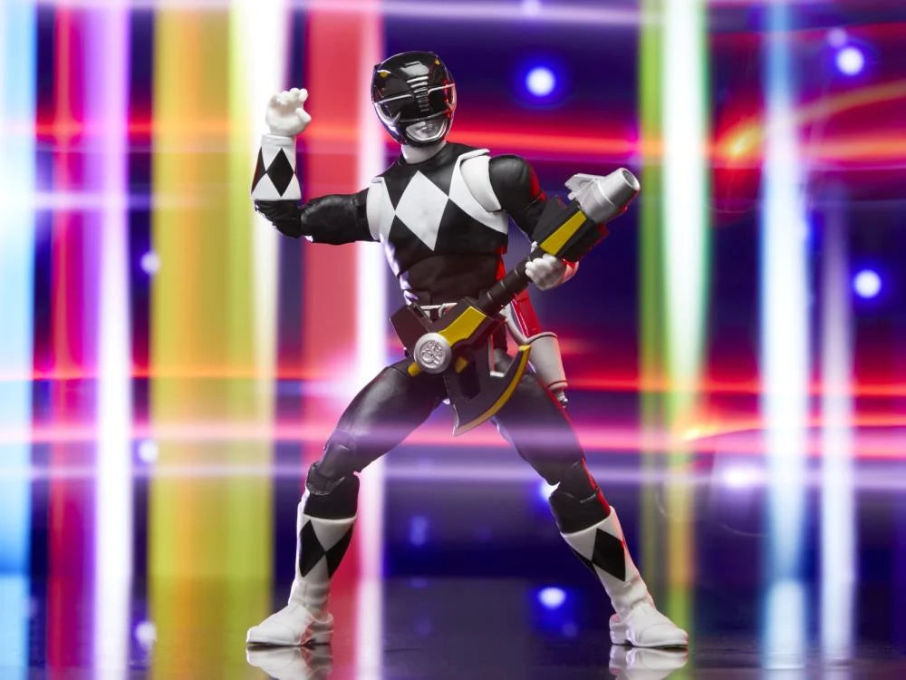 Mighty Morphin Power Rangers Lightning Collection Remastered Black Ranger Action Figure - Collectible Toy for Fans, Display & Play | Perfect for Home Decor, Gifts & Role-Playing Scenes