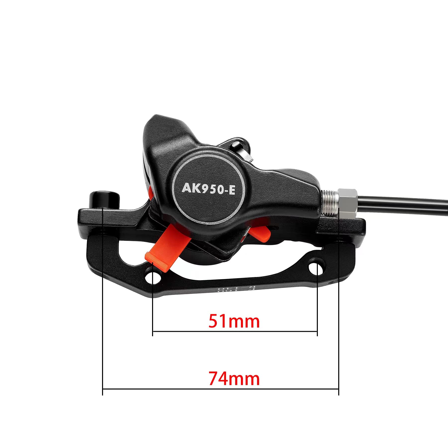 Premium Ebike Hydraulic Brake Cut Off Switch - 2-Pin Power Off Brake Sensor for Electric Bikes, Scooters & Motorcycles - Perfect for Commuting, Off-Road & Urban Riding Safety
