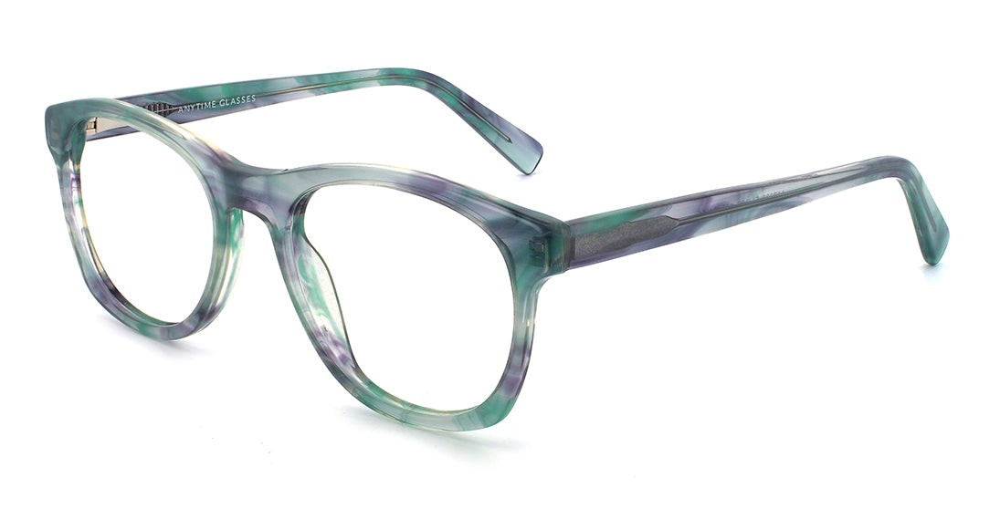 Pearlescent Square Frame Glasses A17380 - Stylish & Lightweight Eyewear for Women & Men | Perfect for Reading, Driving & Fashion Accessories