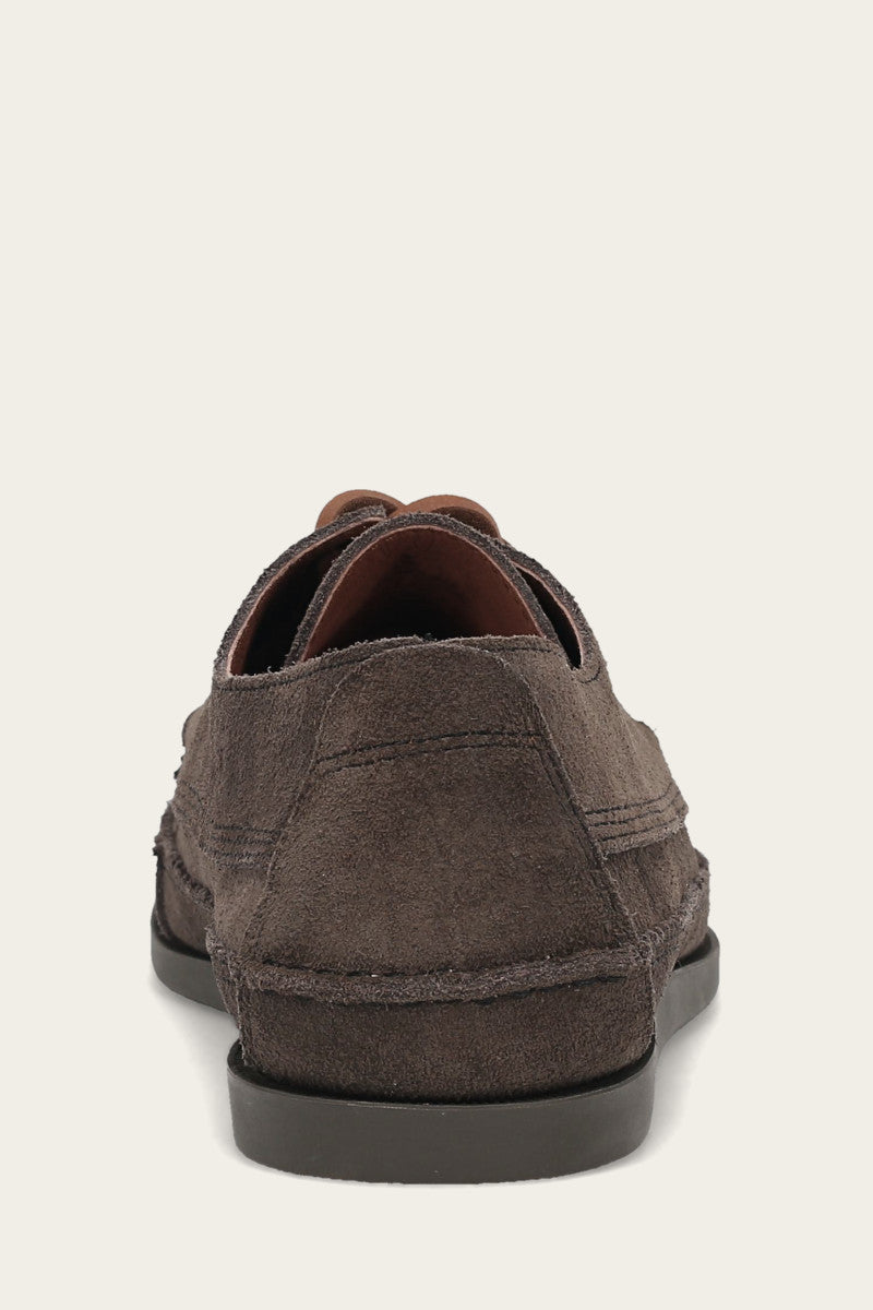 Mason Field Moc Shoes - Storm Grey Suede Slip-On Loafers for Men | Comfortable Casual & Outdoor Wear