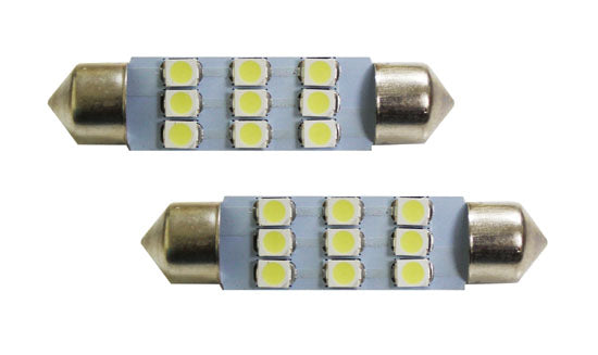 42mm 9 SMD 578 211-2 LED Bulbs - Brilliant Red Interior Dome & Map Lights for Cars, Trucks, SUVs - Perfect for Night Driving & Cabin Illumination