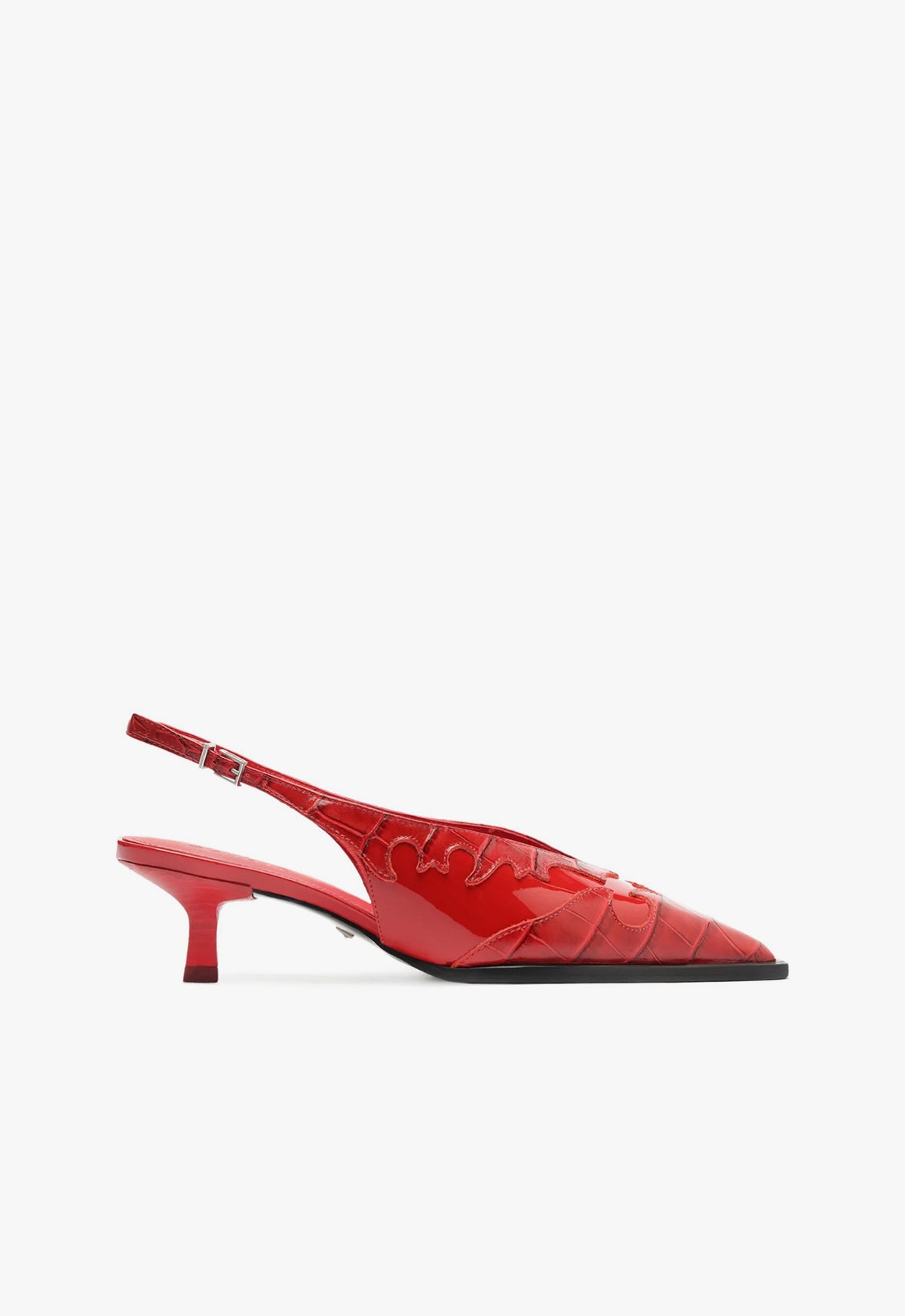 Daria Women's Slingback Patent Leather Pumps - Elegant High Heel Dress Shoes for Work, Party & Special Occasions
