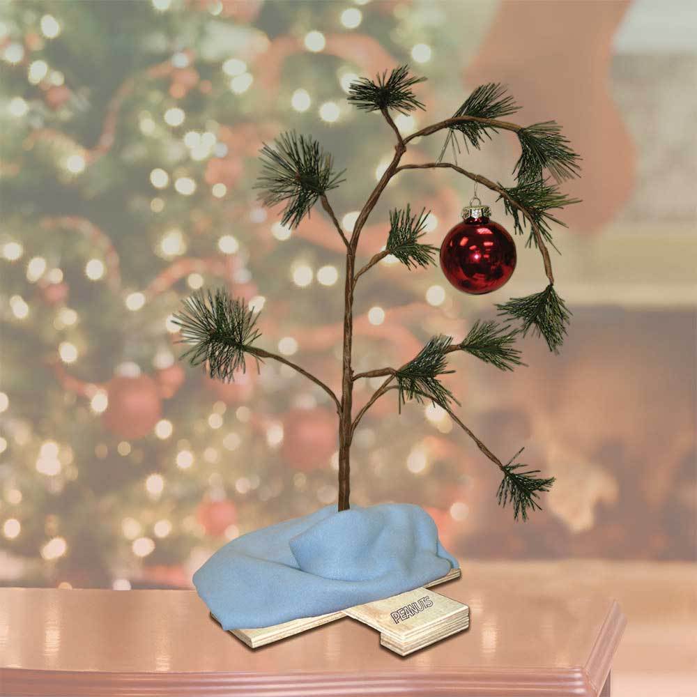 24 Peanuts® Charlie Brown Lonely Tree with Blanket - Christmas Decoration for Home, Office & Holiday Party Decor