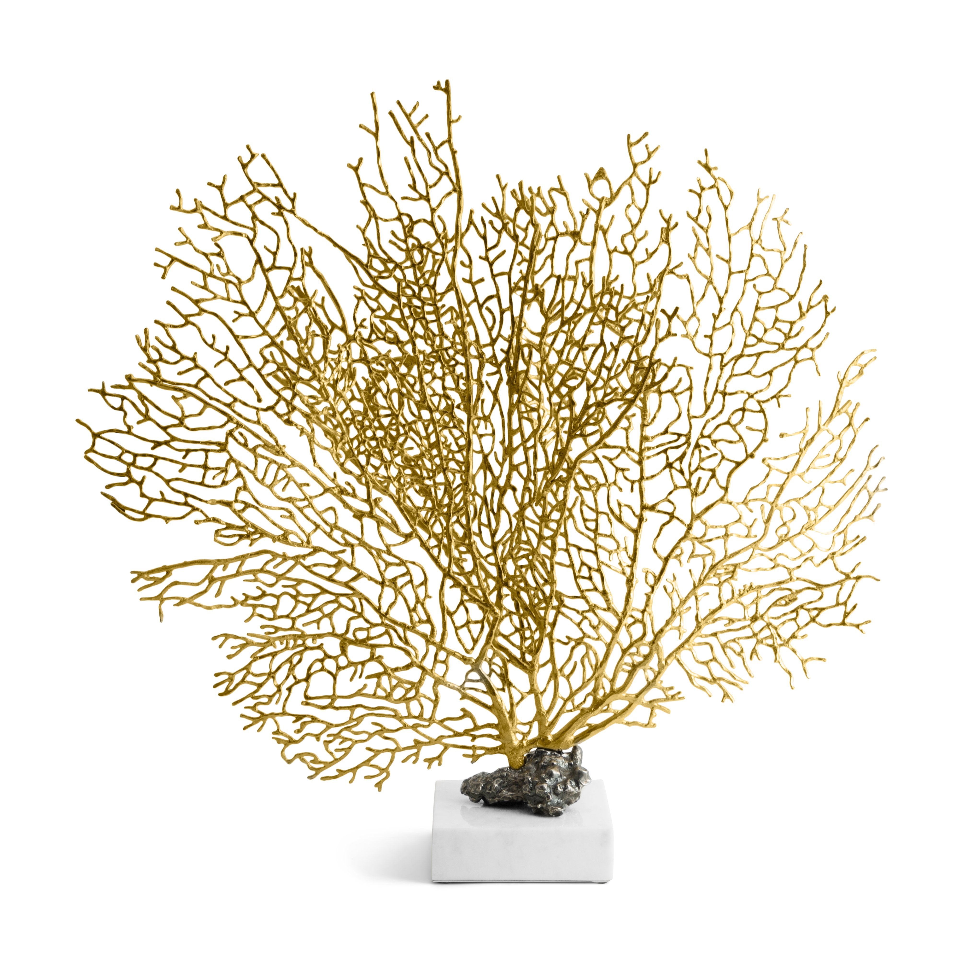 Exquisite Fan Coral Gold Necklace - Limited Edition of 500 - Perfect for Anniversary Gifts & Special Occasions