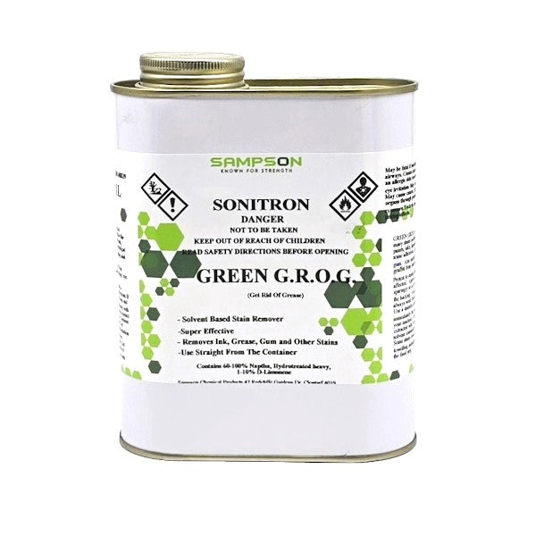 Sonitron Green GROG Carpet Cleaner Pre-Spray Solution | Eco-Friendly Stain Remover for Carpets & Upholstery | Perfect for Home, Office & Pet Stain Removal