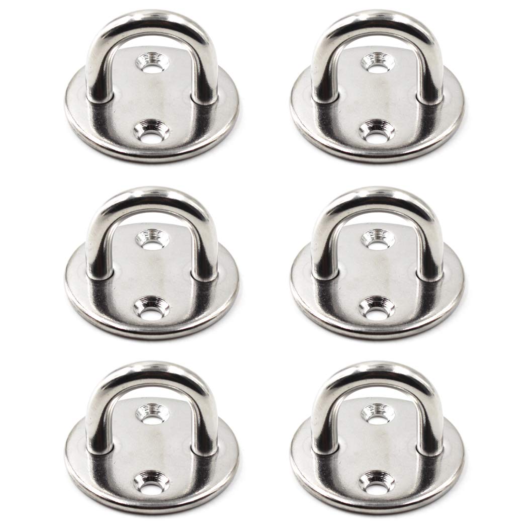 Heavy Duty 304 Stainless Steel Ceiling & Wall Mount Hook - 5mm (3/16