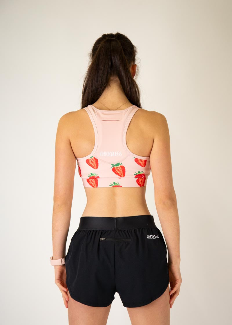 Strawberry Szn OG Sports Bra - High Support Workout Top for Running, Yoga & Gym - Breathable Comfort for Women's Activewear