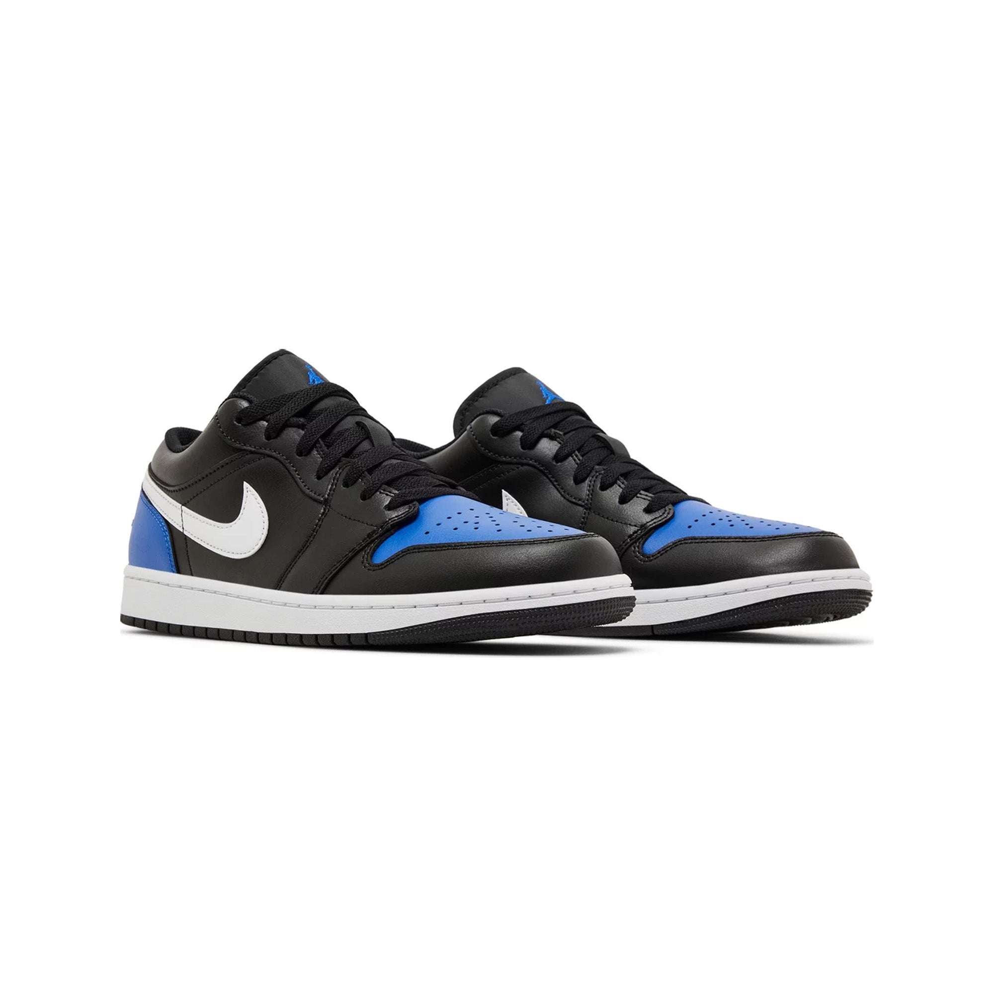 Air Jordan 1 Low 'Black Royal Toe' Men's Basketball Shoes - Stylish Sneakers for Casual Wear, Street Fashion & Sports Performance