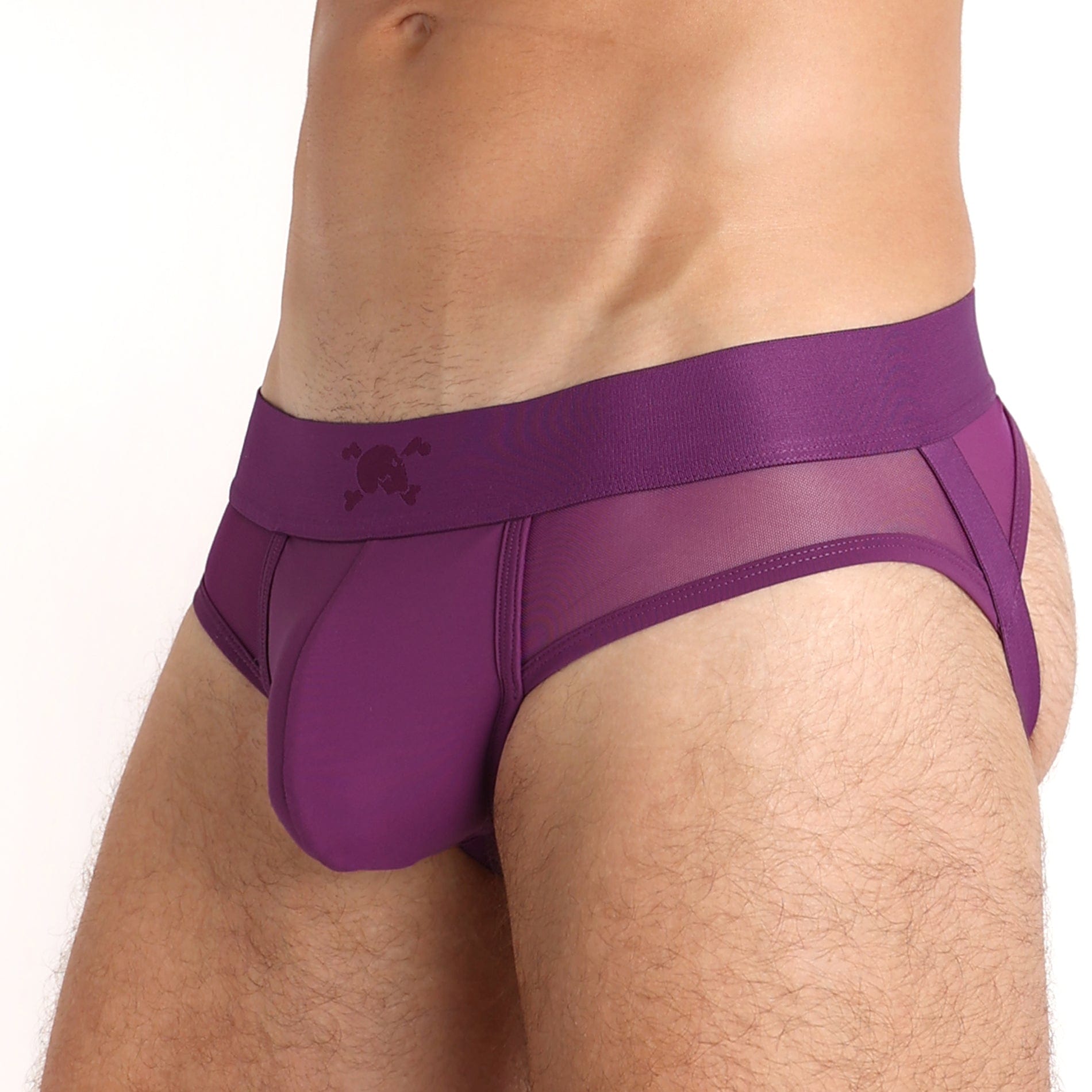 Enhance Mesh Y Jock Purple - Breathable Supportive Underwear for Men, Gym & Sports Activities | Comfortable & Durable Workout Jockstrap