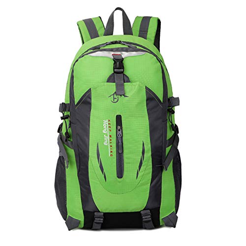 40L Outdoor Mountaineering Backpack for Men & Women - Lightweight Hiking Daypack for Climbing, Camping, Travel & Sports | Durable Green Trekking Pack for Adventure Enthusiasts - Perfect for Day Trips, Mountain Excursions & Outdoor Exploration