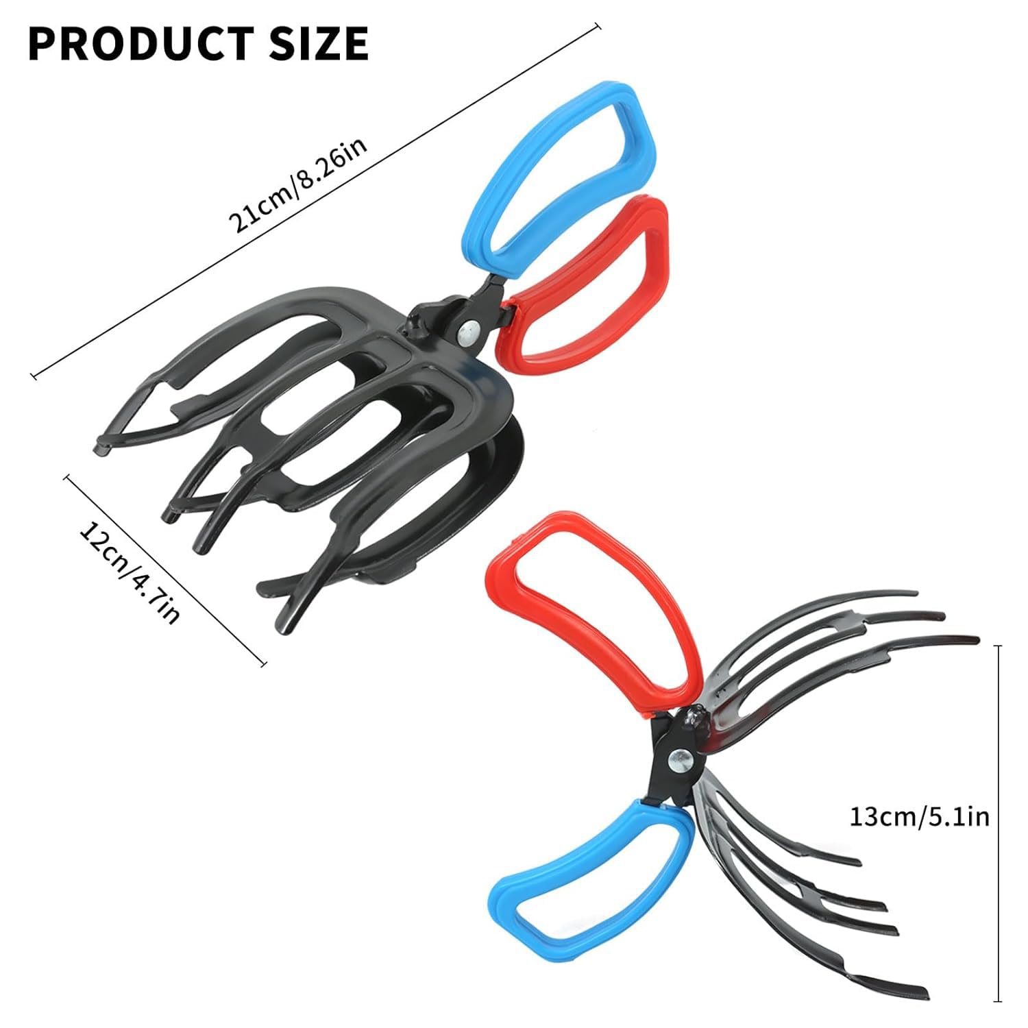 2024 Upgraded High-Strength Metal Claw Fish Gripper - Multifunctional 3-Tooth Fishing Pliers for Saltwater & Freshwater Fishing | Perfect for Catch & Release, Boat Fishing, and Ice Fishing Adventures