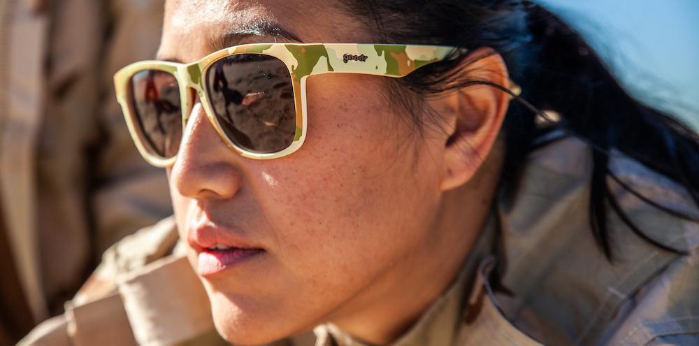 Goodr WOD (Walruses Of The Desert) Polarized Sunglasses - Stylish & Durable for Running, Cycling & Outdoor Sports