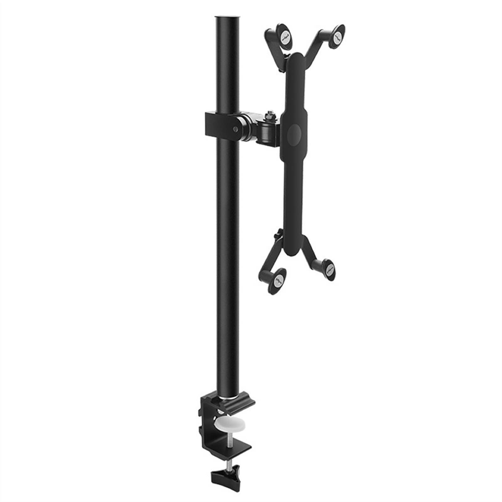 360° Rotating Aluminum Alloy Tablet Stand - Adjustable Wall Mount & Table Clamp Holder for 7-13 Inch iPads, Tablets & eReaders | Perfect for Kitchen, Office & Bedroom Use
