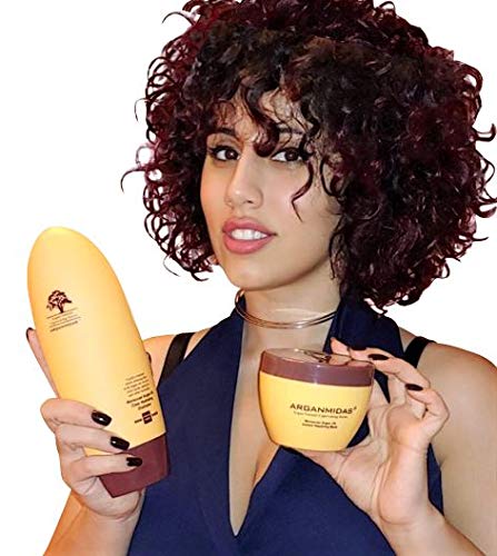 Premium Moroccan Argan Oil Hair Care Set - Hydrating Shampoo, Deep Conditioner, Nourishing Cream, Curl Enhancer, Anti-Frizz Shine Spray, Repair Mask & Hair-Body Serum for Dry, Damaged & Curly Hair - Salon Quality Treatment for Softness & Shine at Home