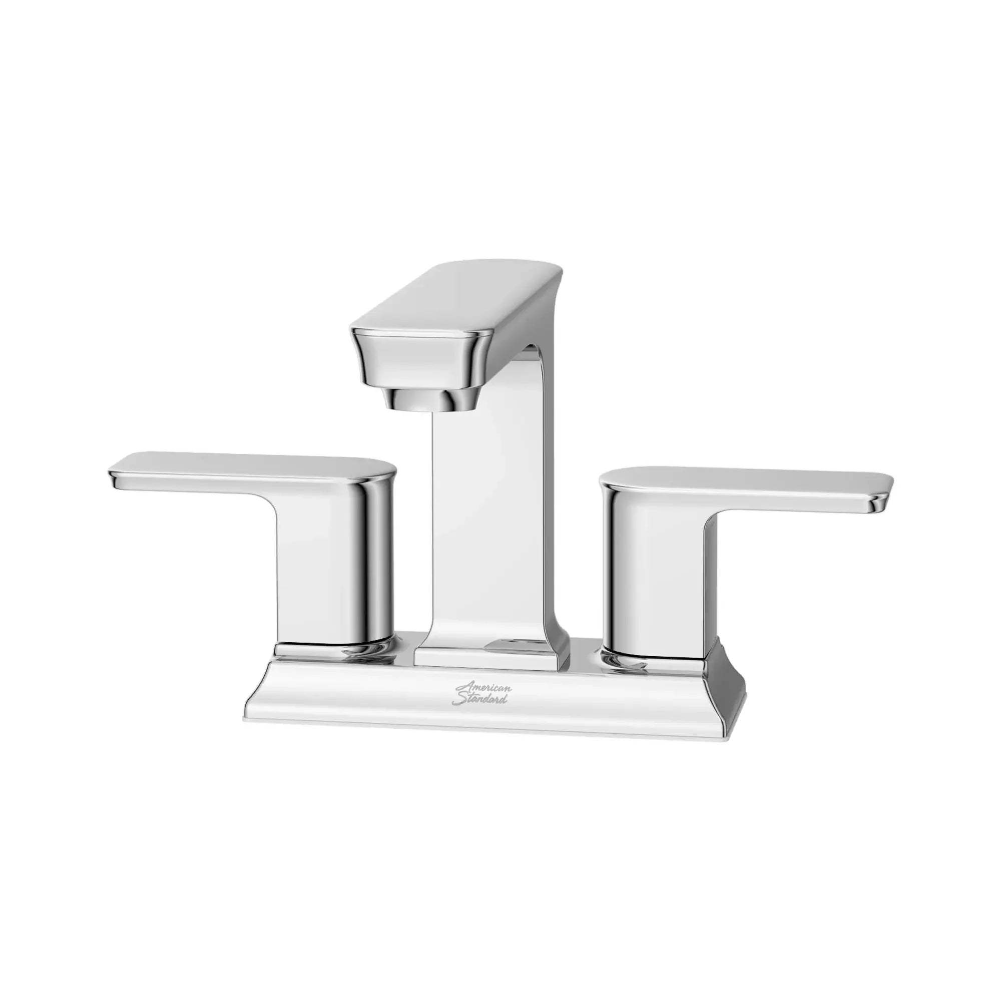 Forsey® 4 Inch Centerset 2 Handle Bathroom Faucet - 1.2 GPM/4.5 LPM Water-Saving Design with Lever Handles - Perfect for Bathroom Vanity Sink and Powder Room Installation