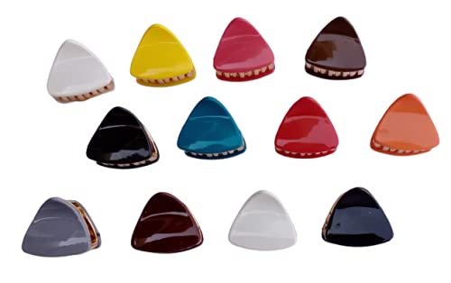 Best Plastic Hair Claw Clips for Women & Girls - 10 Pack | Strong Hold Hair Clutchers for Ponytails, Buns & Updos | Non-Slip Grip for Daily Use, Workouts & Styling
