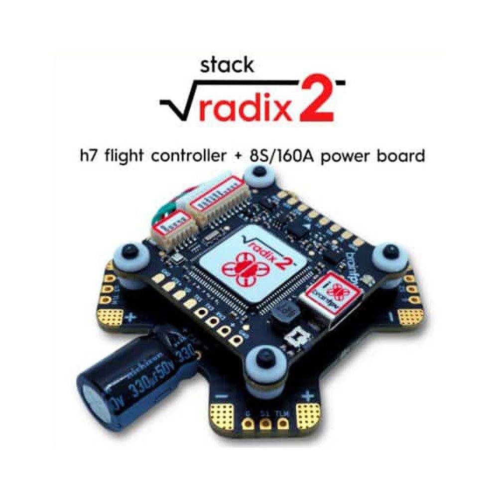 BrainFPV RADIX 2 Flight Controller Rev. 1.2 - 30x30mm F4 FC for FPV Drones - Perfect for Racing, Freestyle & DIY Quadcopter Builds