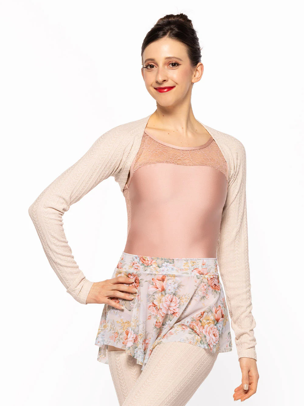 Cozy Oatmeal Knit Shrug - Soft & Stylish Cardigan for Women | Perfect for Layering, Office Wear & Casual Outfits