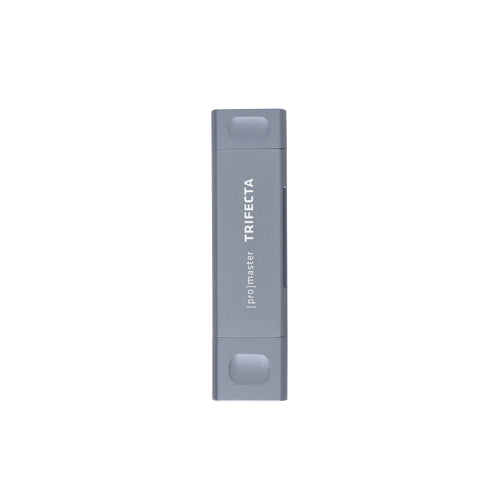 Promaster Trifecta UHS-I SD & Micro SD Card Reader - High-Speed USB 3.0 Memory Card Adapter for Photographers, Videographers & Content Creators - Perfect for DSLR Cameras, Drones & Action Cameras