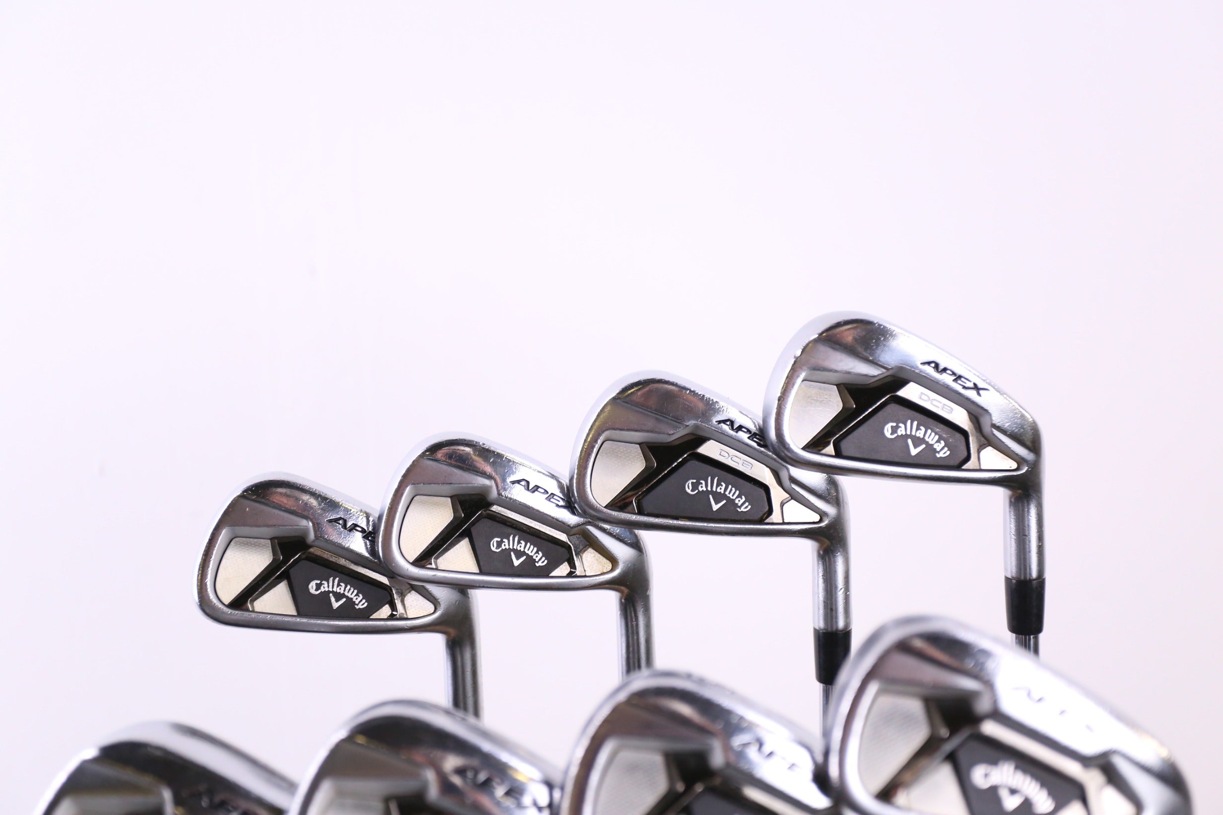 Used Callaway Apex 21 & Apex DCB Combo Iron Set - Right Handed 4-AW Regular Flex Golf Clubs for Men | Perfect for Mid-Handicap Players on Course & Driving Range
