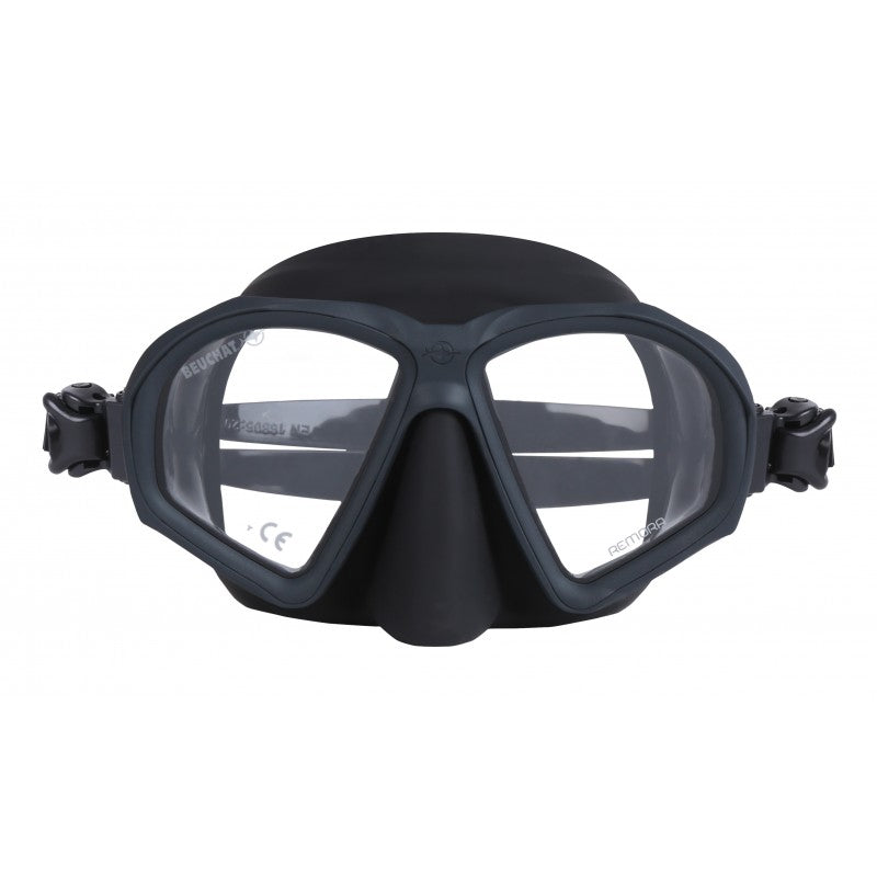 Beuchat Remora Black Spearfishing Wetsuit - Premium Neoprene Diving Suit for Warm Water Spearfishing & Freediving - Comfortable & Durable for Underwater Hunting & Scuba Diving Adventures