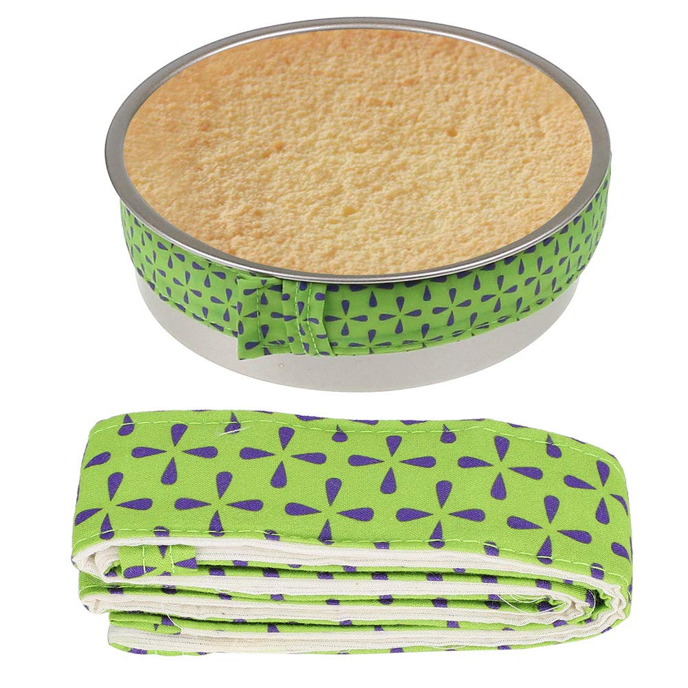 Non-Stick Piece Pan with Absorbent Strips - Black & Green (78043B) for Women & Girls - Perfect for Baking, Cooking & Home Kitchen Use