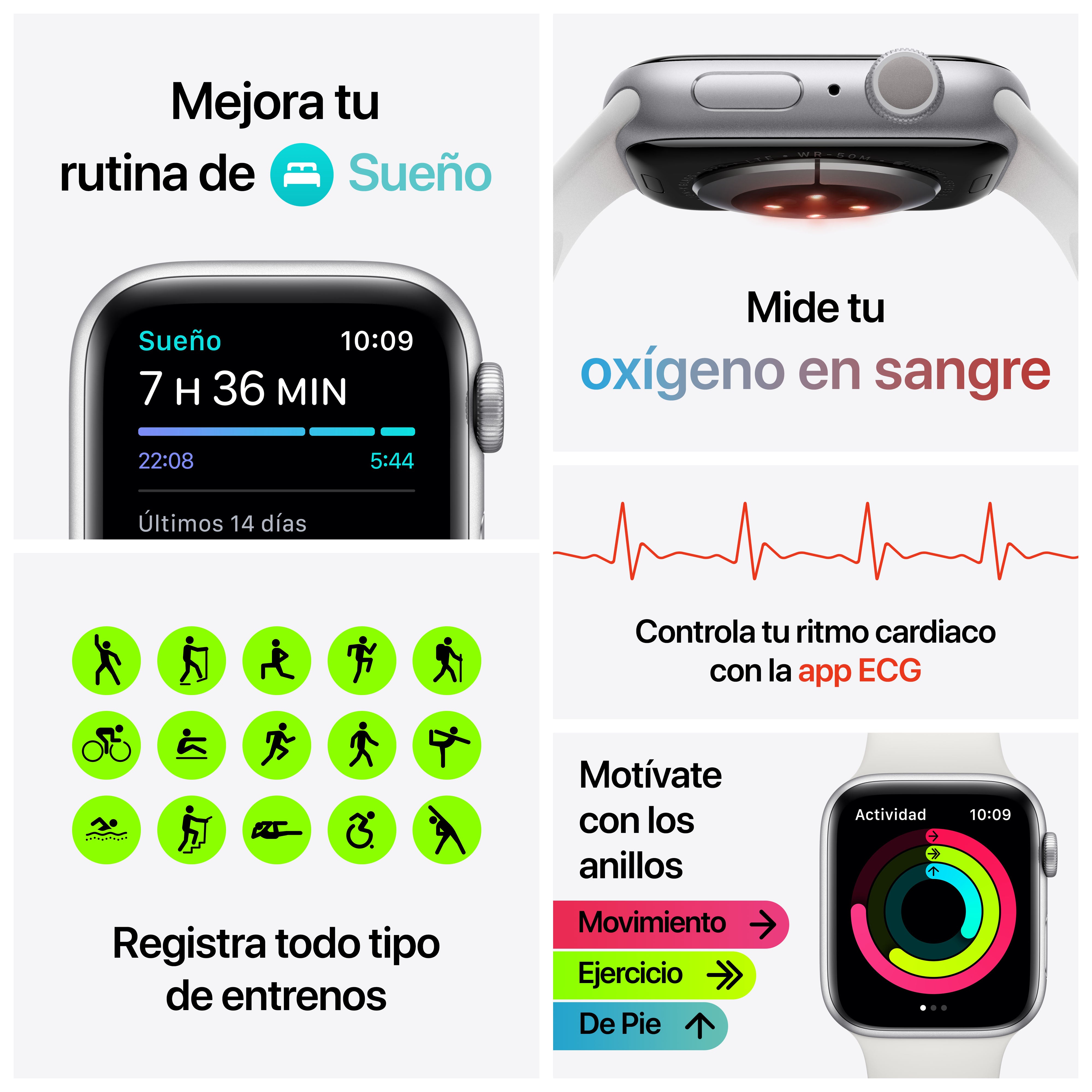 Apple Watch Series 6 (GPS) 40mm Red Aluminum Case with Sport Band - Fitness Tracking & Heart Rate Monitor for Running, Swimming & Daily Activity