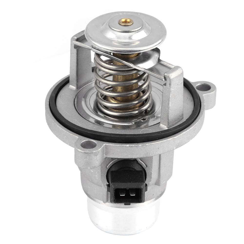Metal Thermostat Housing Assembly 11537586885 - Durable & Stable Engine Thermostat for Easy Car Installation | Perfect for Engine Cooling System Maintenance & Automotive Repair