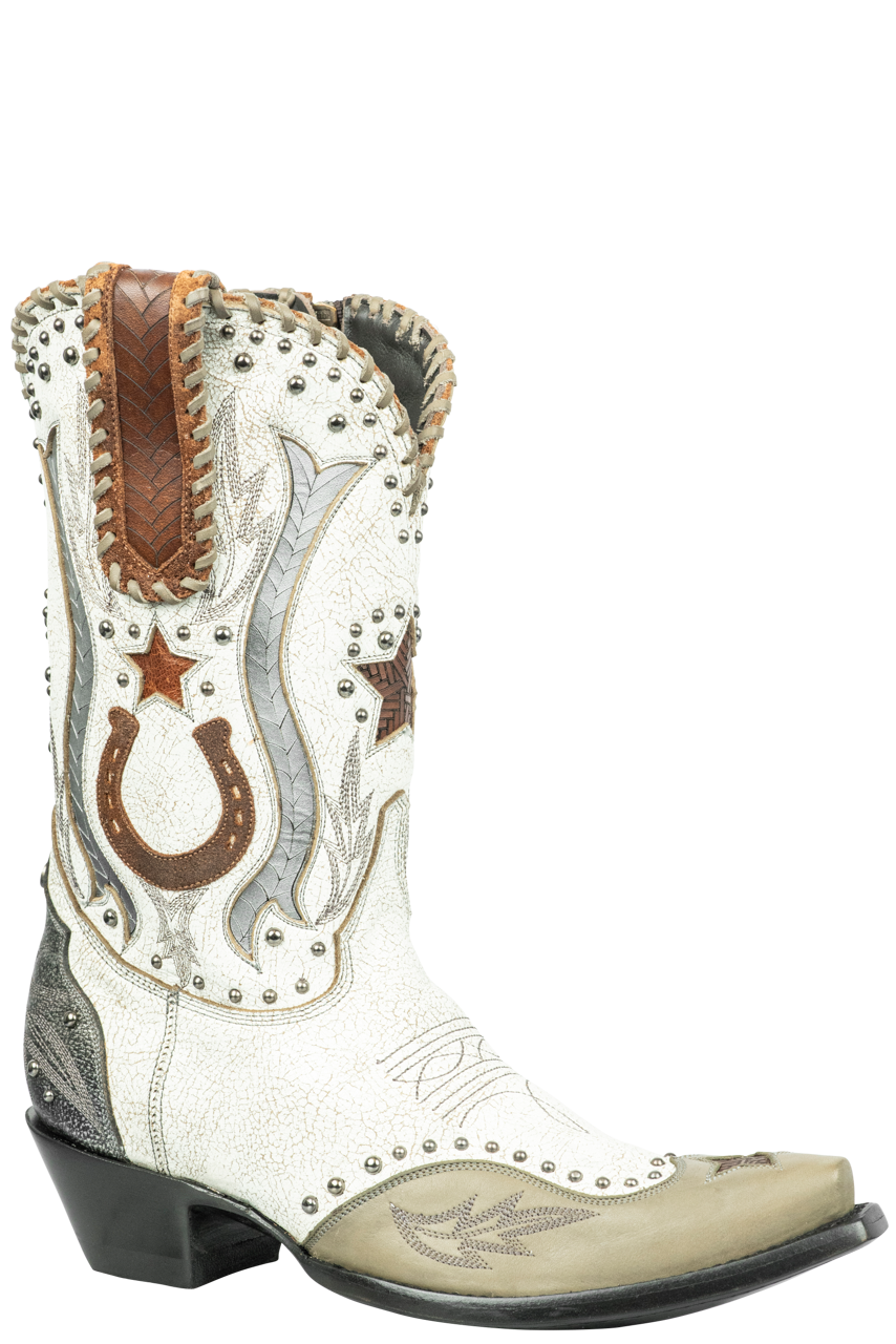 Old Gringo Women's Taupe Cowgirl Boots - Western Fashion Ankle Booties for Country Dancing, Rodeo & Casual Wear
