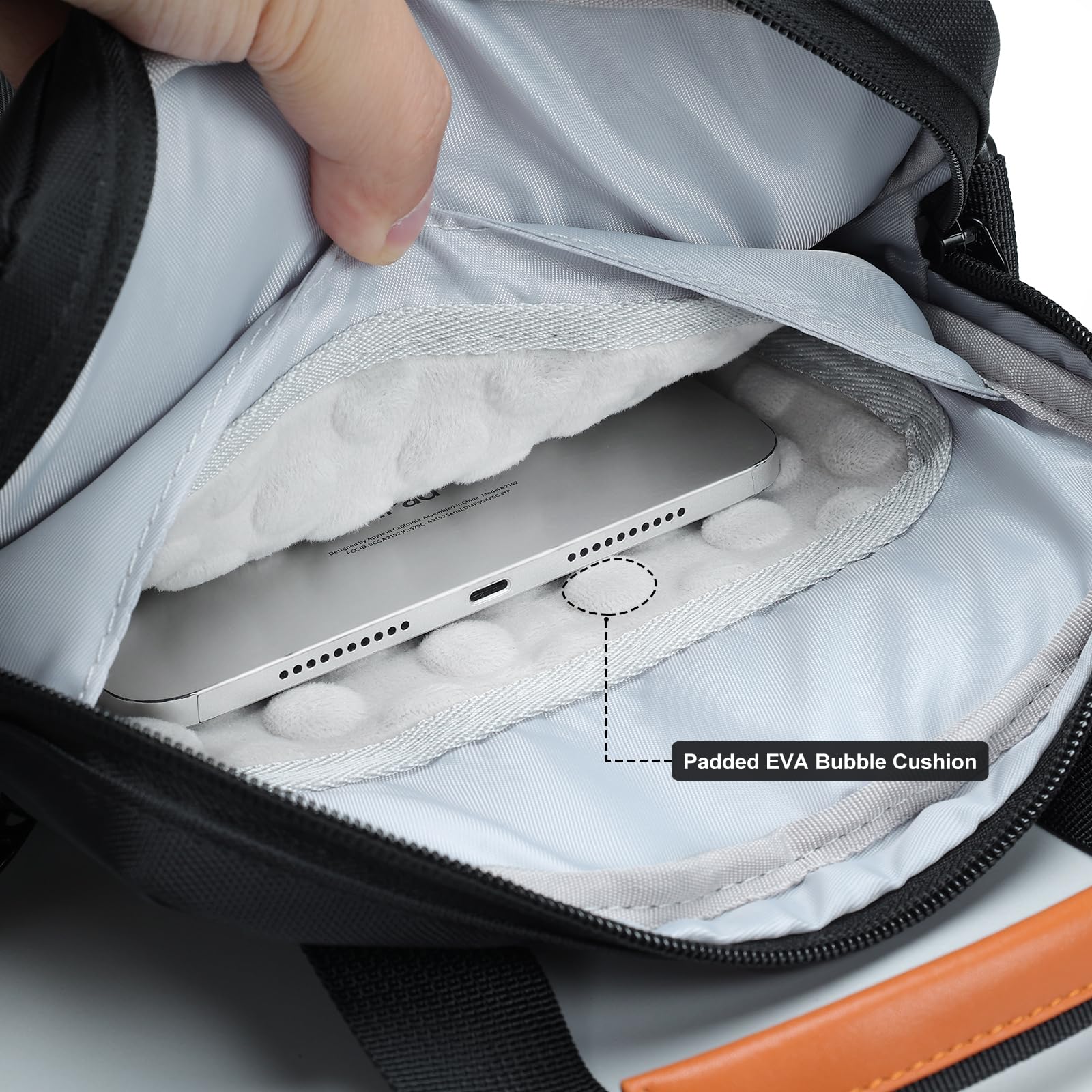 9-11 Inch Tablet Sleeve Case - Shockproof Padded Carrying Bag for iPad Pro 11 (M4), iPad 10.9 (10th Gen), iPad Air 11 (M2), Samsung Galaxy Tab S9/S8 - Lightweight Travel Protection with Adjustable Shoulder Strap (Black) | Perfect for Commuting, Business Trips & School Use