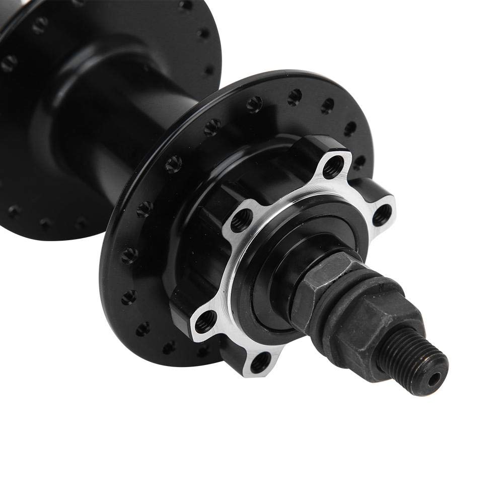 Aluminum Alloy Mountain Bike Hub Axle Replacement Kit - Short Bearing Fittings for MTB Cycling | Durable Bike Hub Shiner for Trail Riding & Commuting