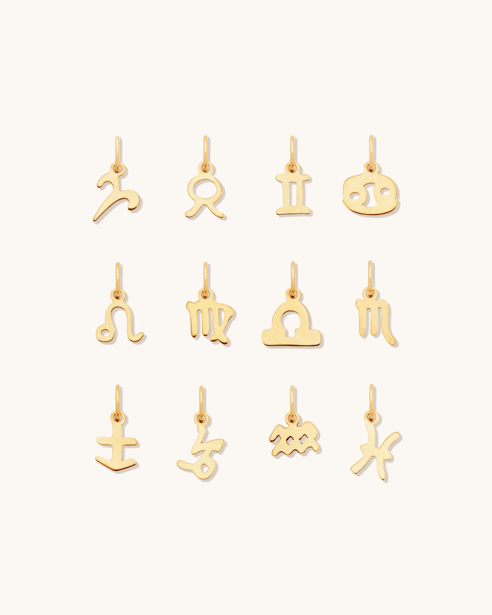 Petite Zodiac Charms - 12 Constellation Necklace Pendants for Women | Perfect for Birthdays, Gifts & Daily Jewelry Accessories
