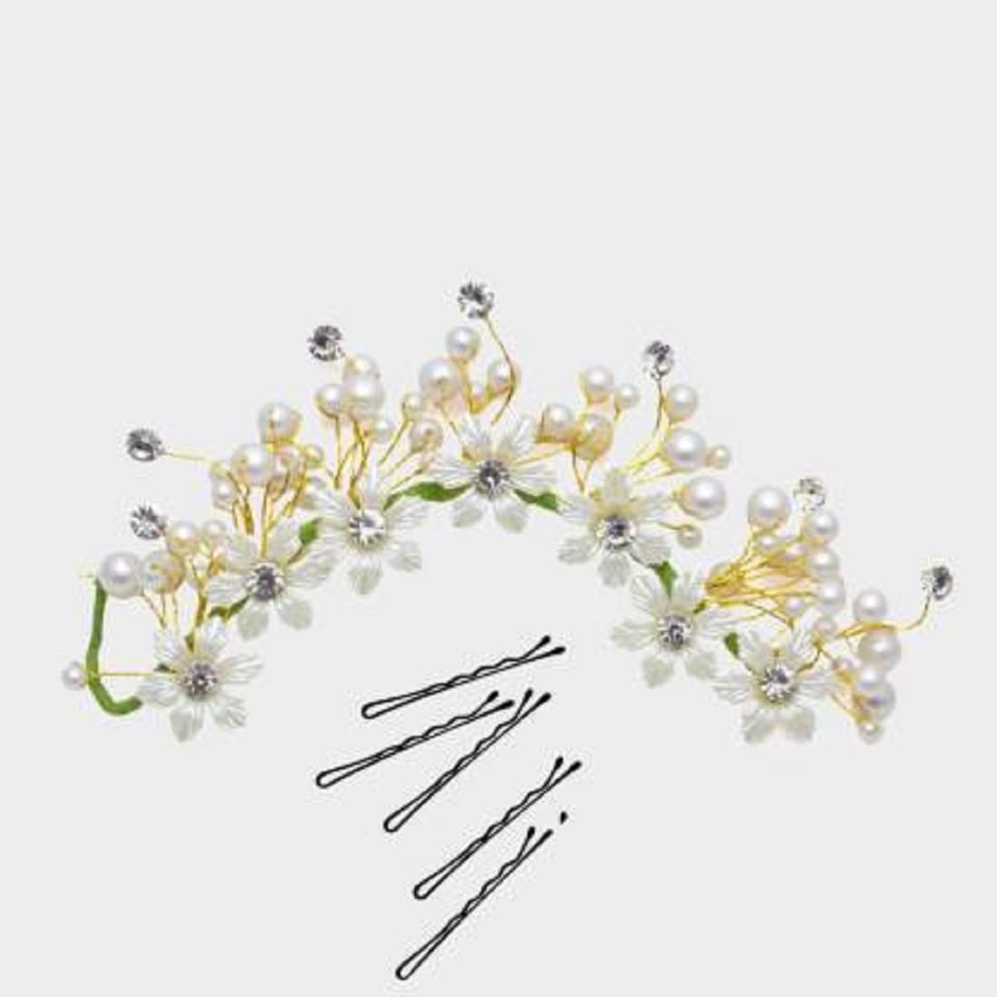 Elegant Sarpa Bridal Bridesmaid Hair Accessories - Wedding Hair Clips & Pins for Bridal Party - Perfect for Weddings, Prom & Special Occasions