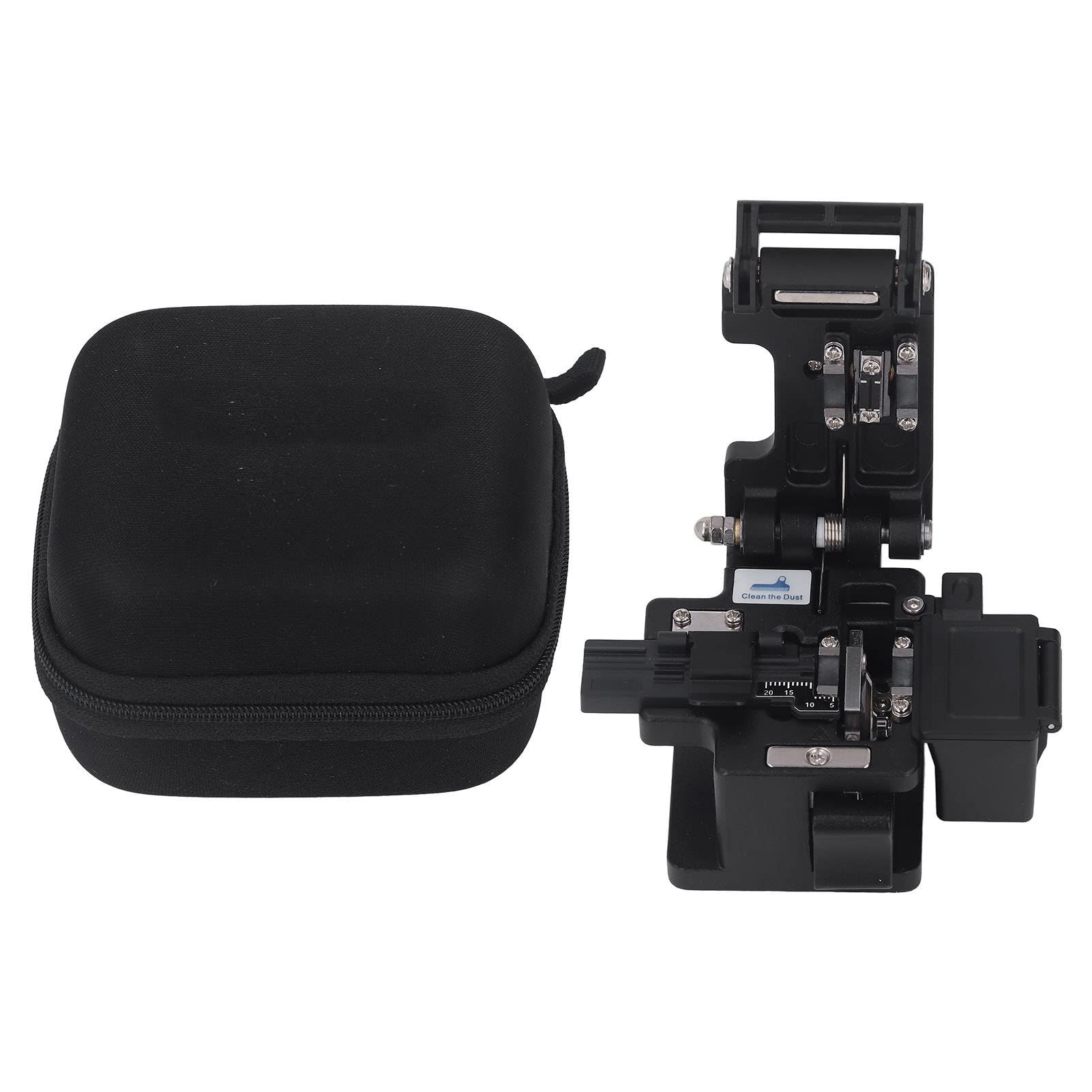 Premium Fiber Optic Cleaver Tool - Automatic Return Fiber Cutter for Cold Splicing & Hot Melting | Professional Optical Cable Cutter with Wrench | Ideal for Fiber Technicians, Labs & Splicing Work | Perfect for Network Installation, Maintenance & Repair Projects