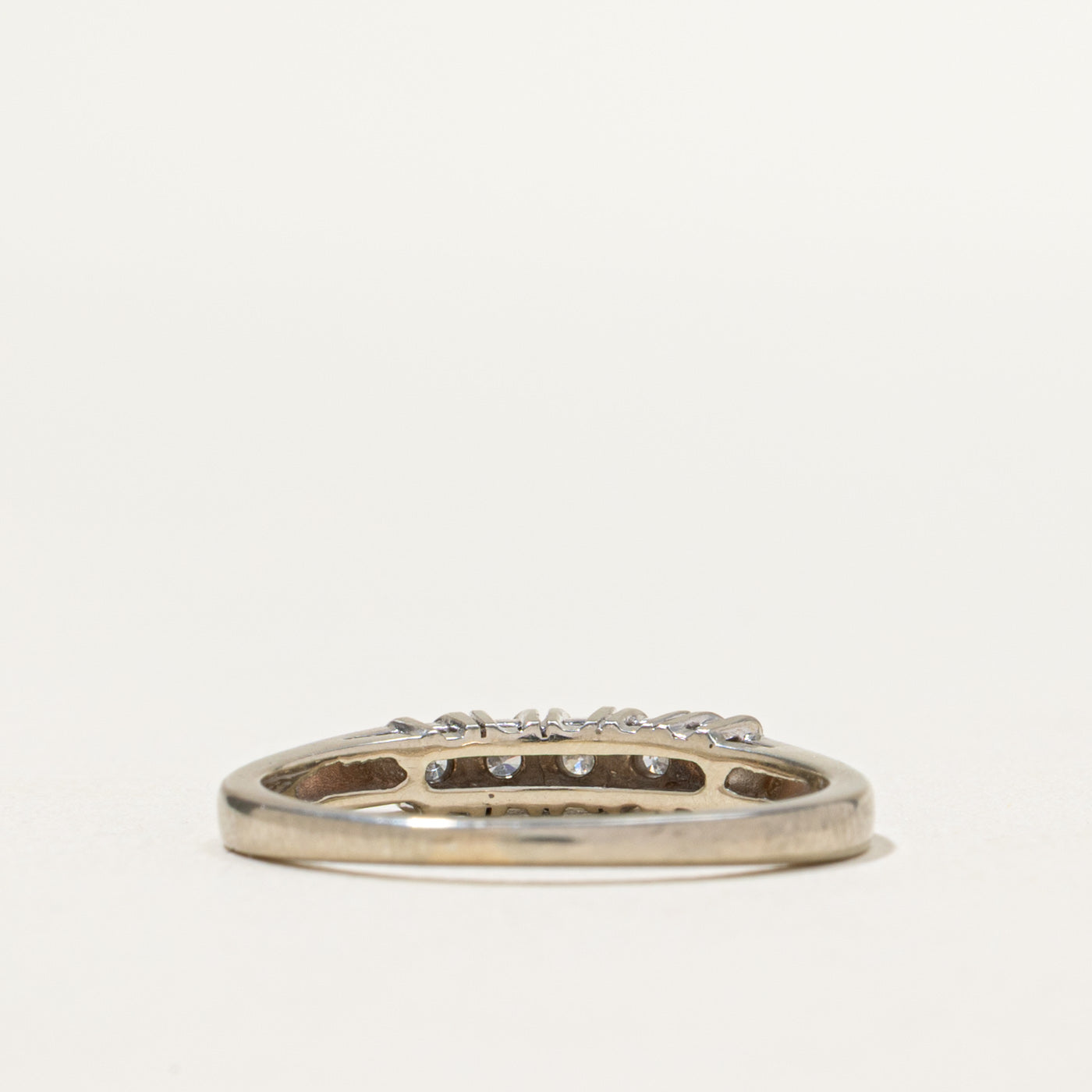 0.30ctw Five Stone Diamond Ring - Size 7.5 | Elegant Wedding Band, Anniversary Gift for Her | Perfect for Engagement, Proposal & Special Occasions