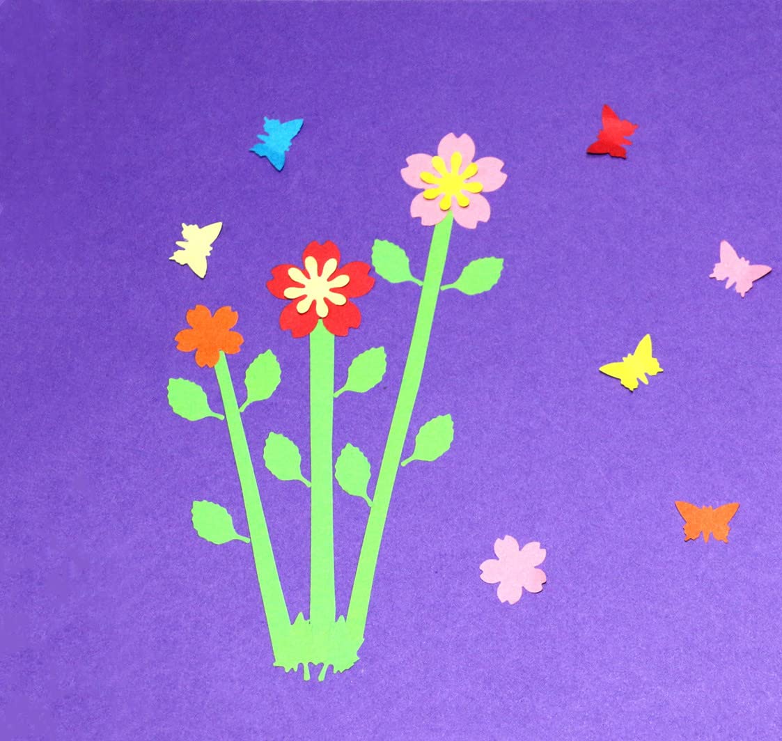 5-in-1 Craft Punch Set for Scrapbooking - Flower, Leaf, Butterfly Paper Punches (Pack of 5) | Perfect for DIY Cards, Journals, and Home Decor Projects