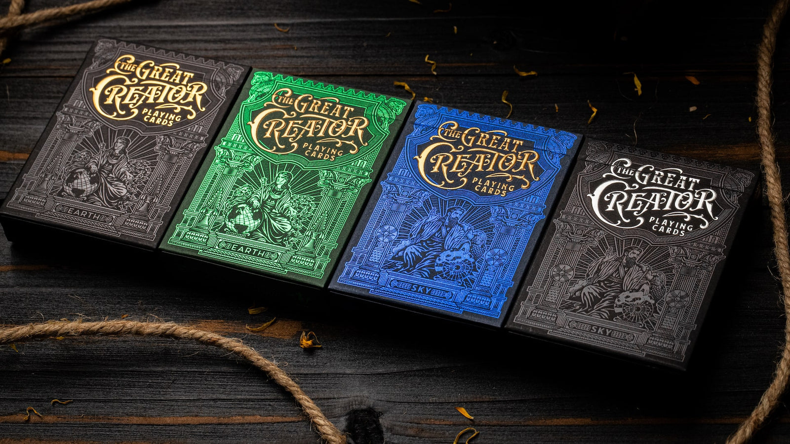 The Great Creator Playing Cards - Premium Quality Deck for Magic Tricks, Cardistry & Poker Games | Perfect for Magicians, Cardists & Game Nights