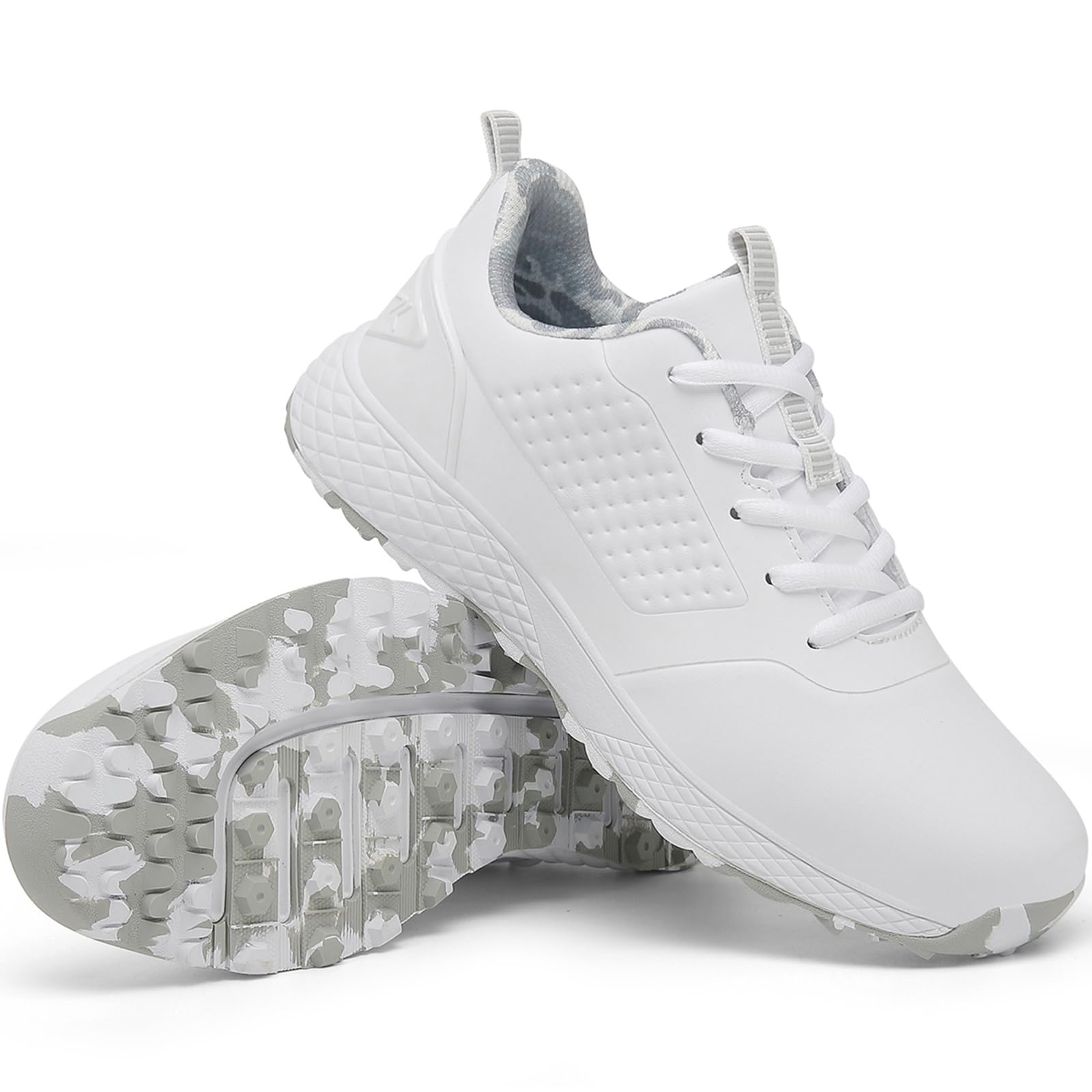 ULTIANT Women's Spikeless Waterproof Golf Shoes - Comfortable Sport Sneakers for Women (Size 5.5-10) | Perfect for Golf Course, Driving Range & Outdoor Activities
