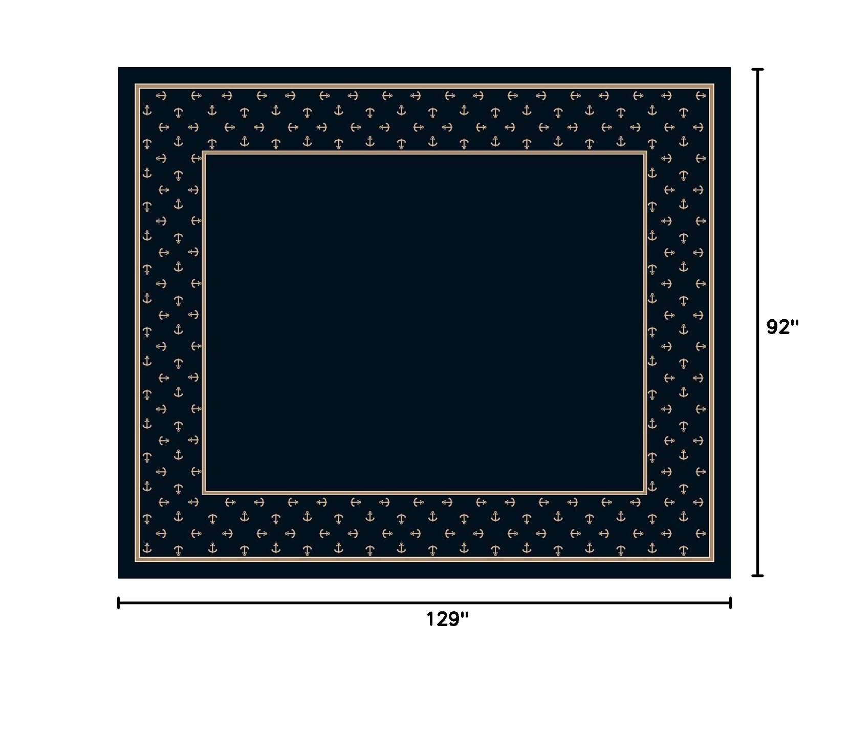 Moray Sapphire Novelty Area Rug 7'8