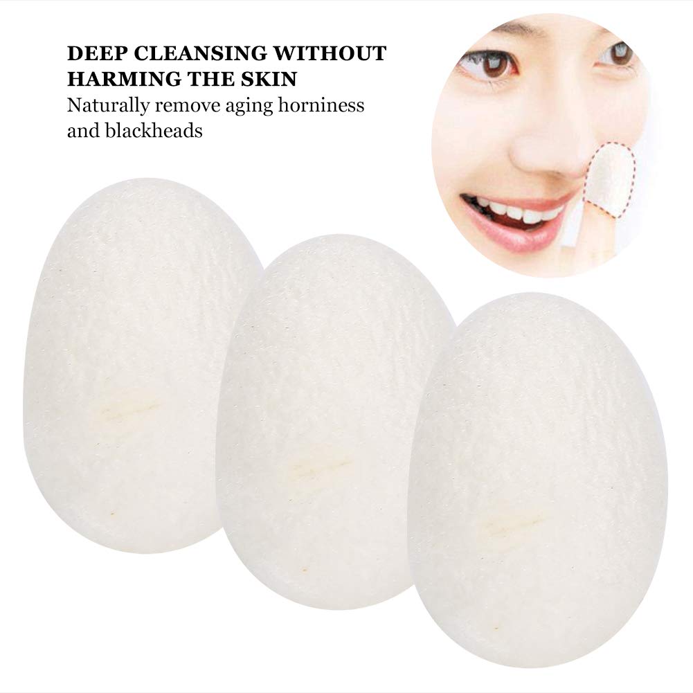 50pcs Natural Silk Cocoons for Face - Organic Silkworm Exfoliating Balls for Blackhead Removal, Acne Scar Treatment & Anti-Aging - Skin-Friendly Facial Cleanser for Gentle Exfoliation & Pore Cleansing - Perfect for Spa, Home Facial & Skincare Routine