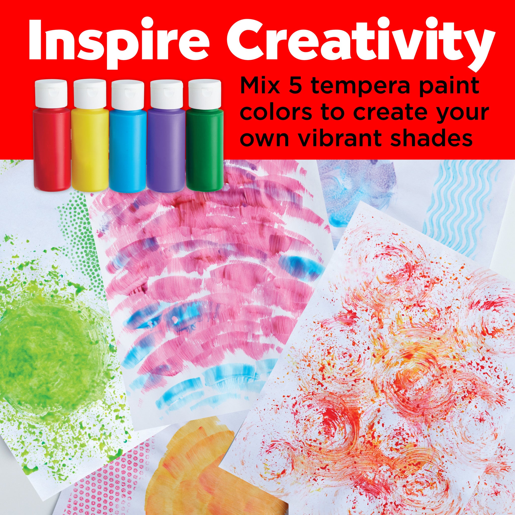 Young Artist Texture Painting Kit #14513 - Creative Art Supplies for Kids & Beginners - Perfect for DIY Projects, Classroom Activities & Home Art Fun