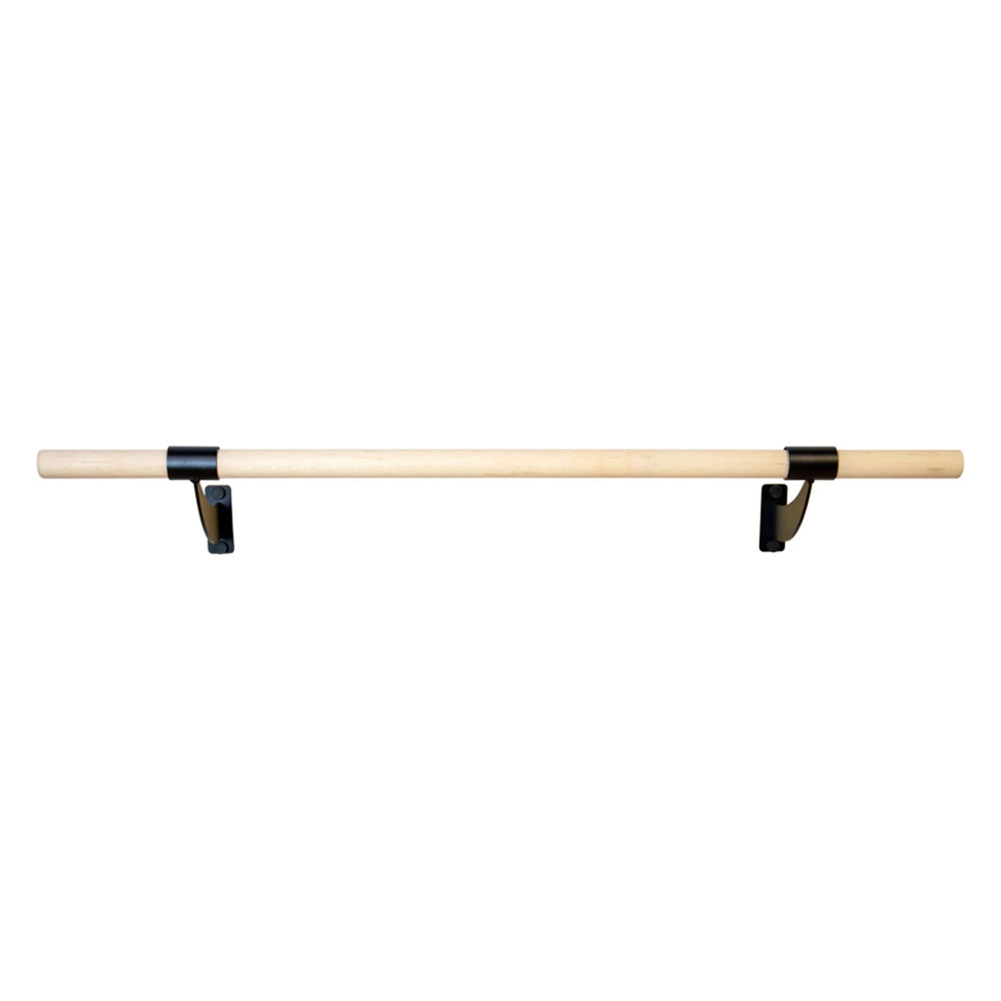 VITA Barre Wall-Mounted Single Ballet Barre - Classic WB15 Wooden Fixed Height Bar | Made in USA | Home, Studio & Gym Exercise Equipment for Kids & Adults | Perfect for Dance Training, Fitness Workouts & Pilates Practice | Ideal for Ballet Classes, Home Dance Studios & Fitness Rooms