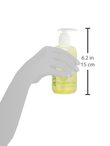 JESSICA Body Treats Hand and Body Bath - Cucumber Lime Scented Moisturizing Wash (251ml) | Hydrating Shower Gel for Dry Skin, Relaxing Bath Time, Spa-Like Home Experience